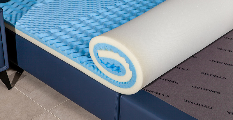 Gel Memory Foam-NJ40 Xanh Túi nén và cuộn được